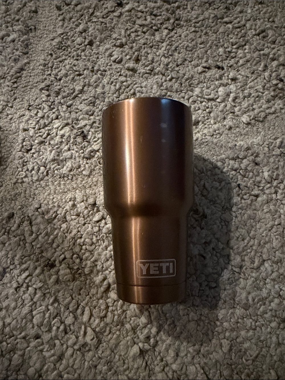 Yeti Metallic Brown Insulated Travel Tumbler